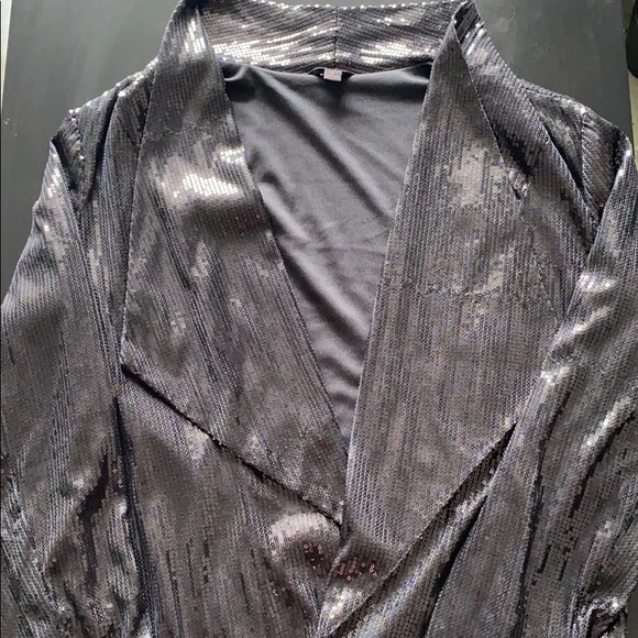 Guess ephyra sequin blazer women’s - Picture 5 of 6